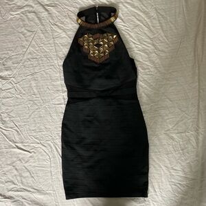 Black and Gold Women's Dress